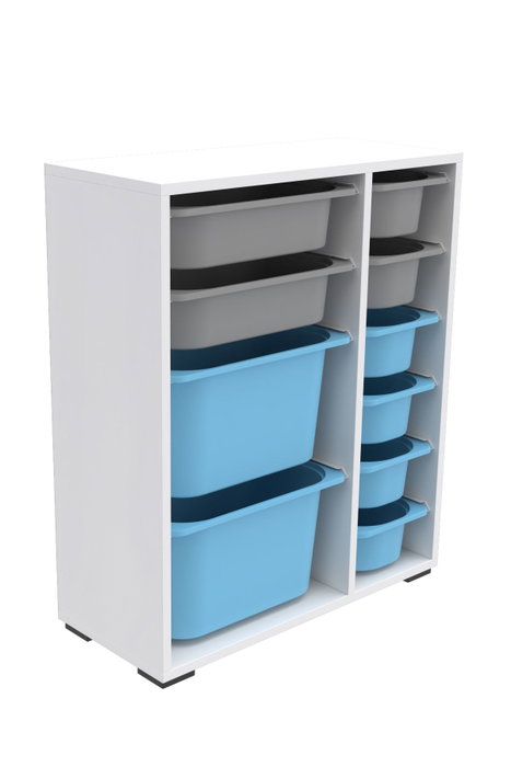 Hanah Home Zen 2D2K6U - Blanco, Gris, Azul Hanah Home Zen 2D2K6U - Blanco, Gris, Azul